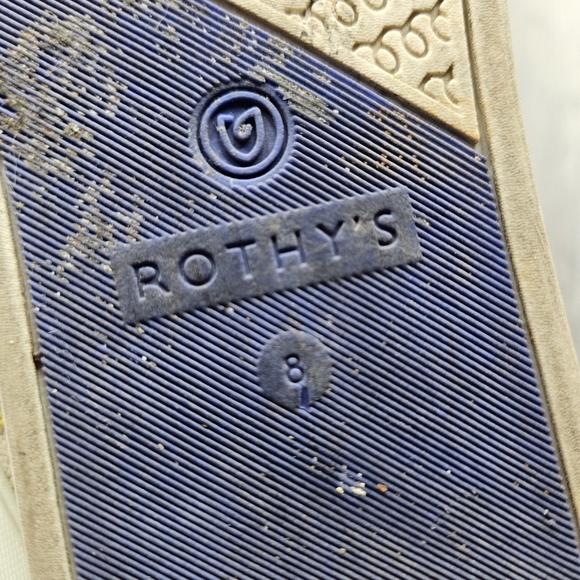 Rothy's The Original Slip On Sneaker Womens's 8 Lemon Yellow Honeycomb - Picture 5 of 9